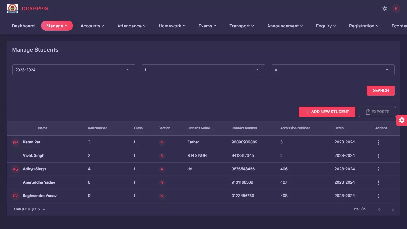 App screenshot